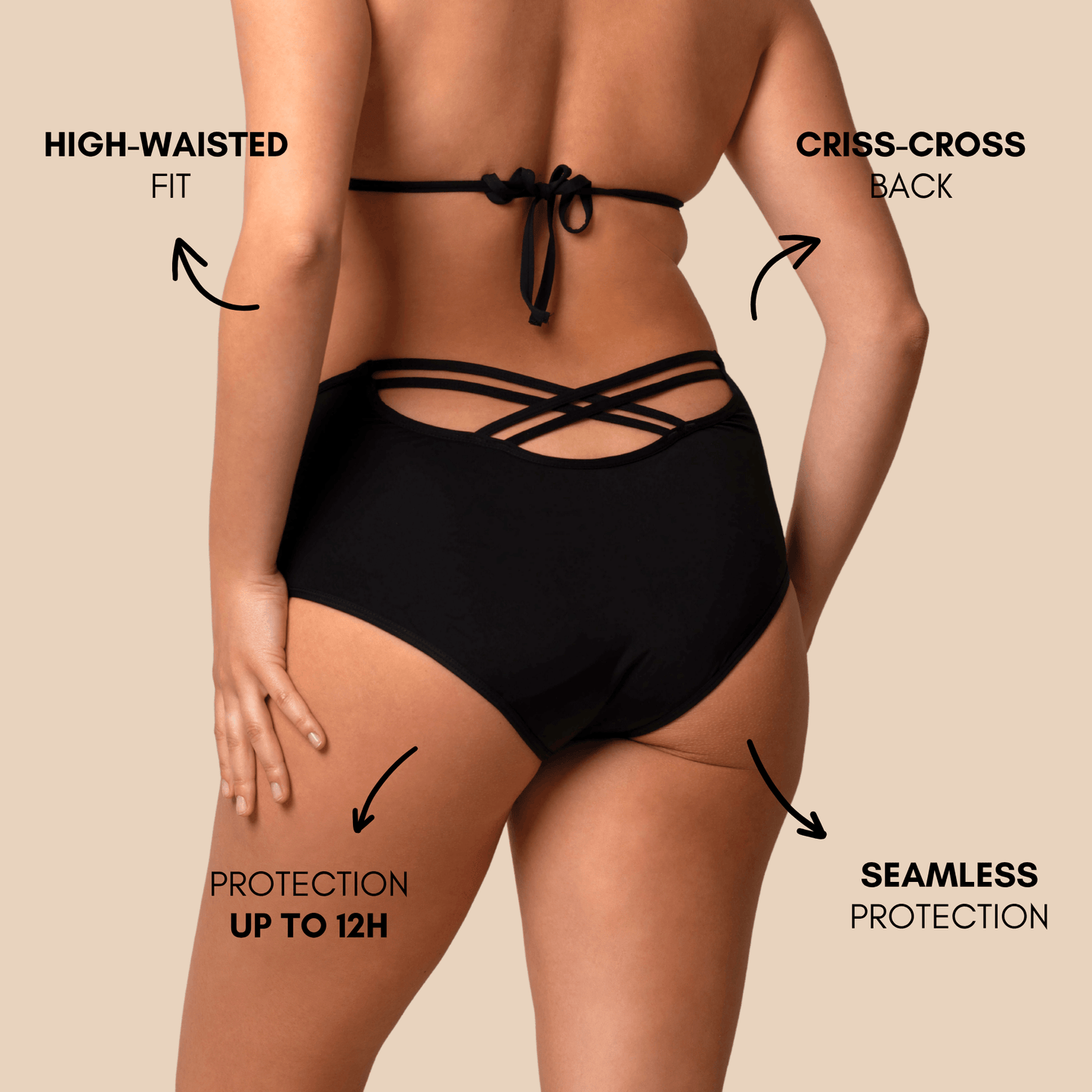 Amber Menstrual Swimwear – Leakproof & Comfortable