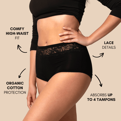 Claire – Period Underwear – Comfort Lace